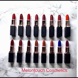 Melontouch Cosmetics 15 colors Matte finish Velvet Lipstick all colors available